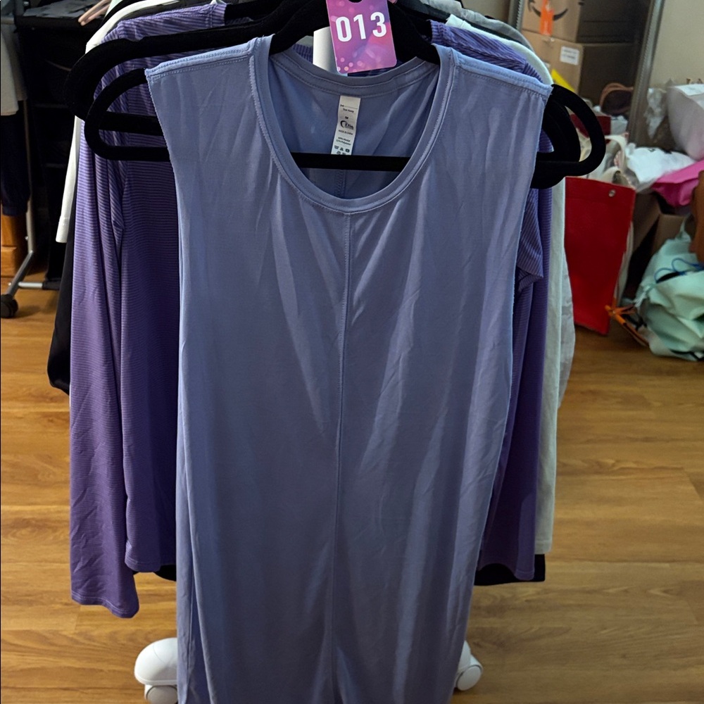 ZYIA Active Women’s Periwinkle Tybee Island Sleeveless Dress